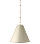 1-Light Pendant Ceiling Light in Hand-Rubbed Antique Brass