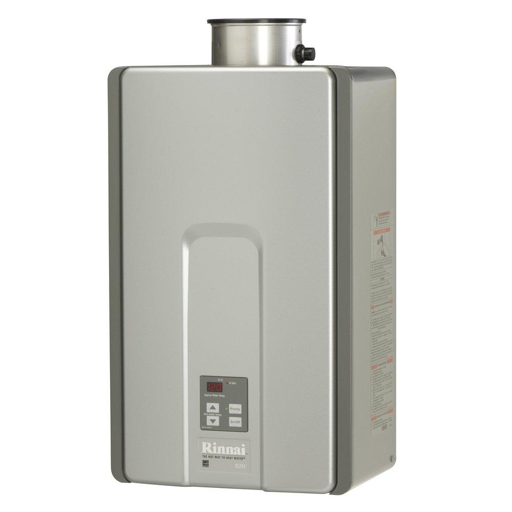 Rinnai 192 MBH Indoor Non-Condensing 97W Tankless Water Heater 