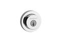 Single Cylinder Deadbolt Lock with Smartkey Security in Polished Chrome