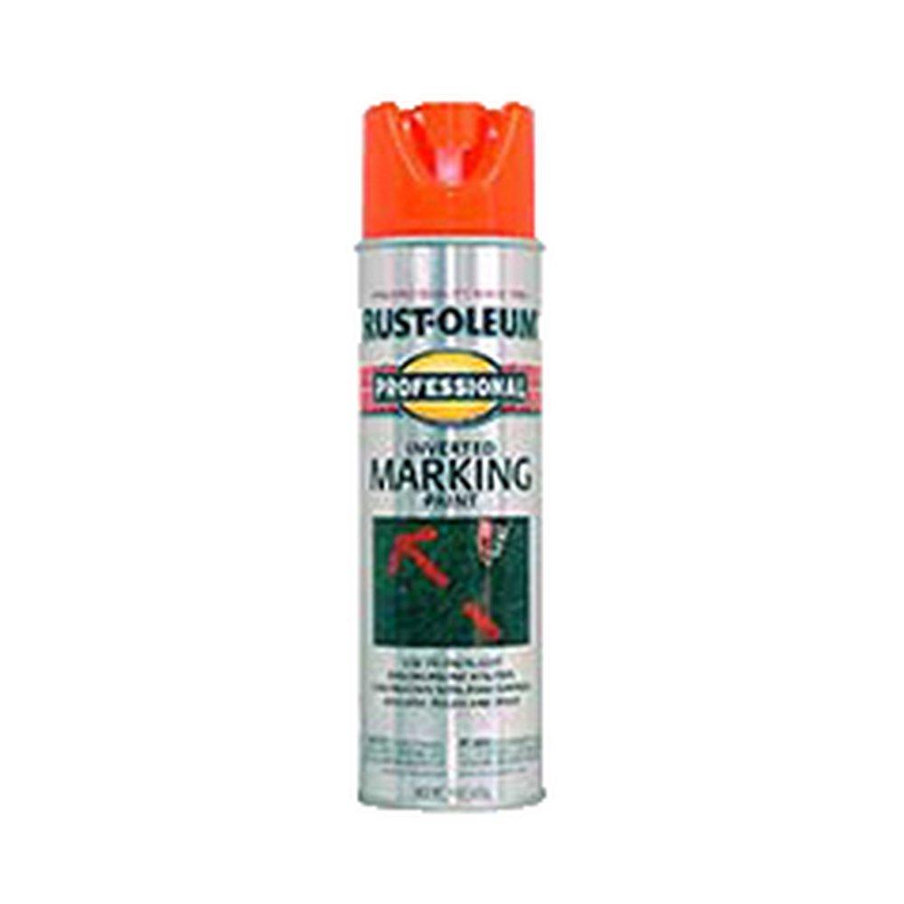 Rust-Oleum® Fluorescent Red-Orange 17 oz. Inverted Marking Paint Spray 