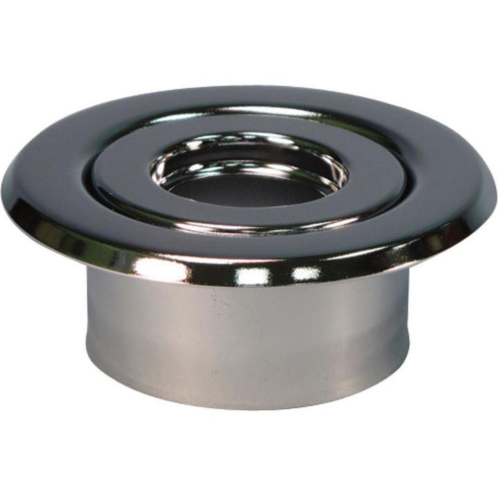 V27 1/2 NPT X 1/2 Adjustable Escutcheon Black 