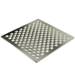 6 in. Square Shower Grate in Satin Nickel - PVD