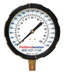Thuemling Industrial Products 3-1/2 x 1/4 in. MNPT Brass and Stainless Steel Pressure Gauge 