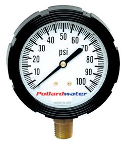 3-1/2 in. 160 psi Liquid Filled Pressure Gauge MNPT