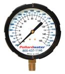 Thuemling Industrial Products 3-1/2 x 1/4 in. MNPT Brass and Stainless Steel Pressure Gauge 