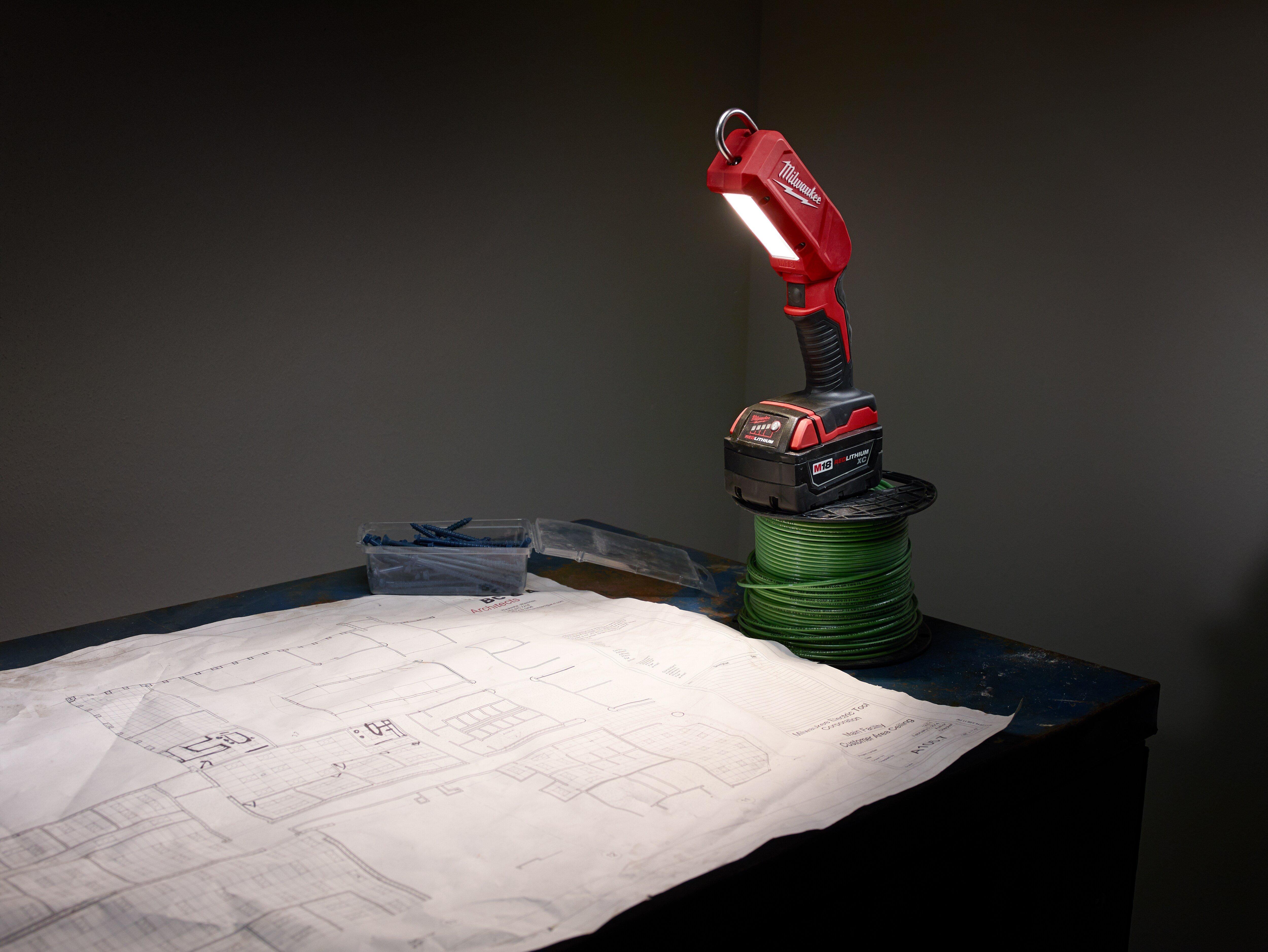 Milwaukee&reg; Red Plastic LED Stick Light 
