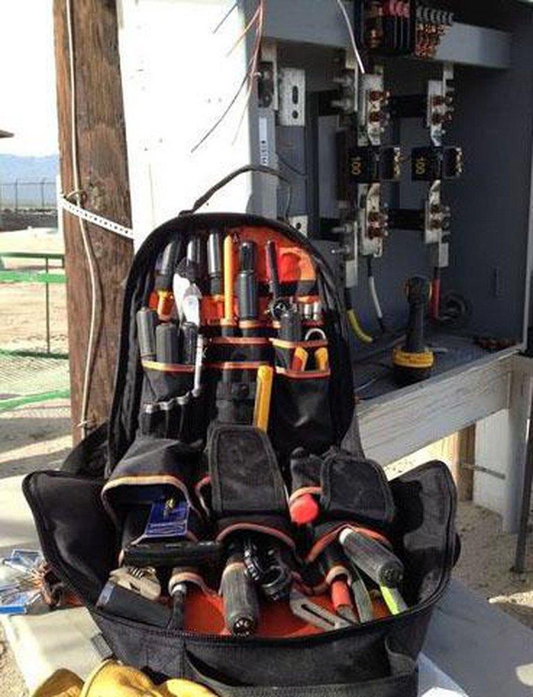 Klein Tools Black 39-Pocket Tool Bag 