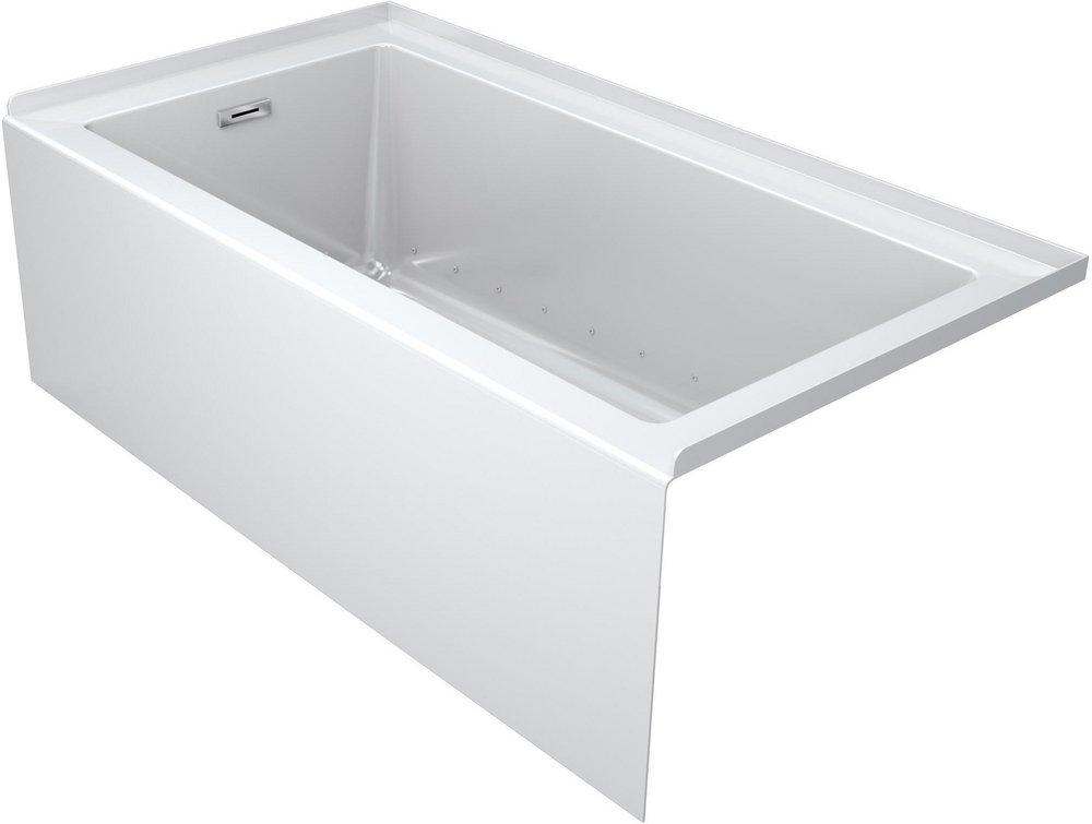 JACUZZI&reg; White 60 x 32 in. Air Bath Alcove Bathtub Left Drain 