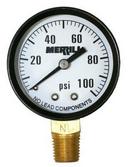 Merrill Manufacturing 2 in. Steel Case Pressure Gauge 