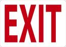 AccuformNMC Red Exit Sign 