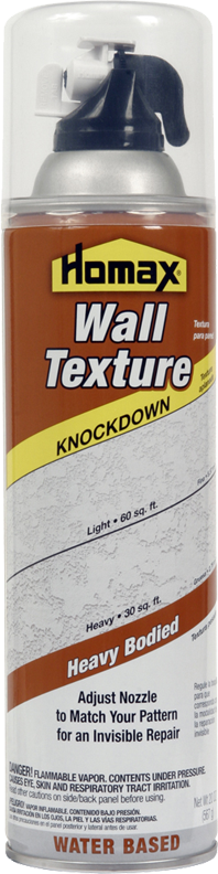 Homax White Water-Based Aerosol Spray in White and Grey 