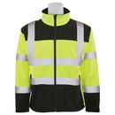 ERB Safety Hi-Viz Lime Men's Soft Shell Jacket in Hi-Viz Lime 