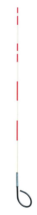3/8 in. x 5 ft. Hydrant Marker in White and Red