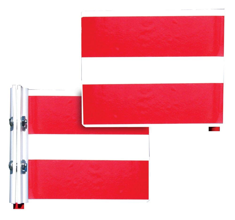 Ro Don Corporation Red/White Flag 