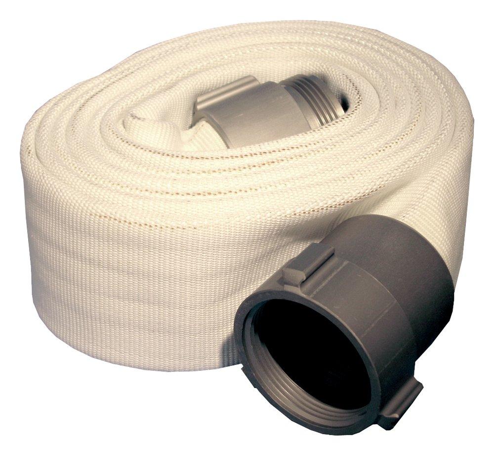 Abbott Rubber Co Inc AMA Polyester Single Jacket Fire Hose Assembly with Canadian Threads 