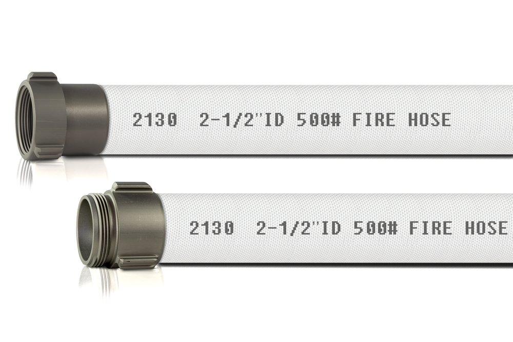 Abbott Rubber Co Inc 2-1/2 in. MNST x FNST Polyester Fire Hose Assembly for Industrial 