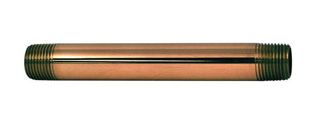 Legend Valve & Fitting MNPT Red Brass Nipple 