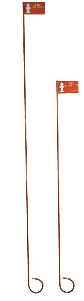 Pollardwater Red Hydrant Marker (Less Reflector Decal) 