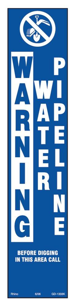 Repnet Blue Standard Decal in Blue and White 
