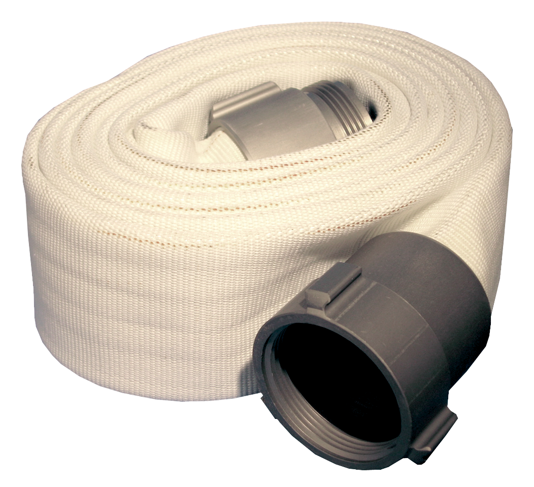 Abbott Rubber Co Inc 2-1/2 in. x 15 ft. 250 psi Polyester Fire Hose Assembly 