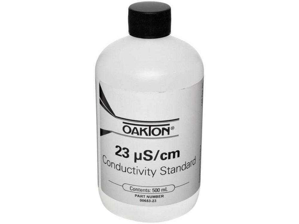 Oakton Instruments 23 &micro;S Standard Conductivity or TDS Calibration Solution 
