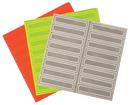 Reflective 1 x 4 in. Tape Fluorescent Lime/Yellow 16 Peel Off Strips