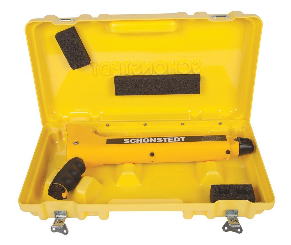 Schonstedt Instrument Yellow Magnetic Locator with Hard Case 