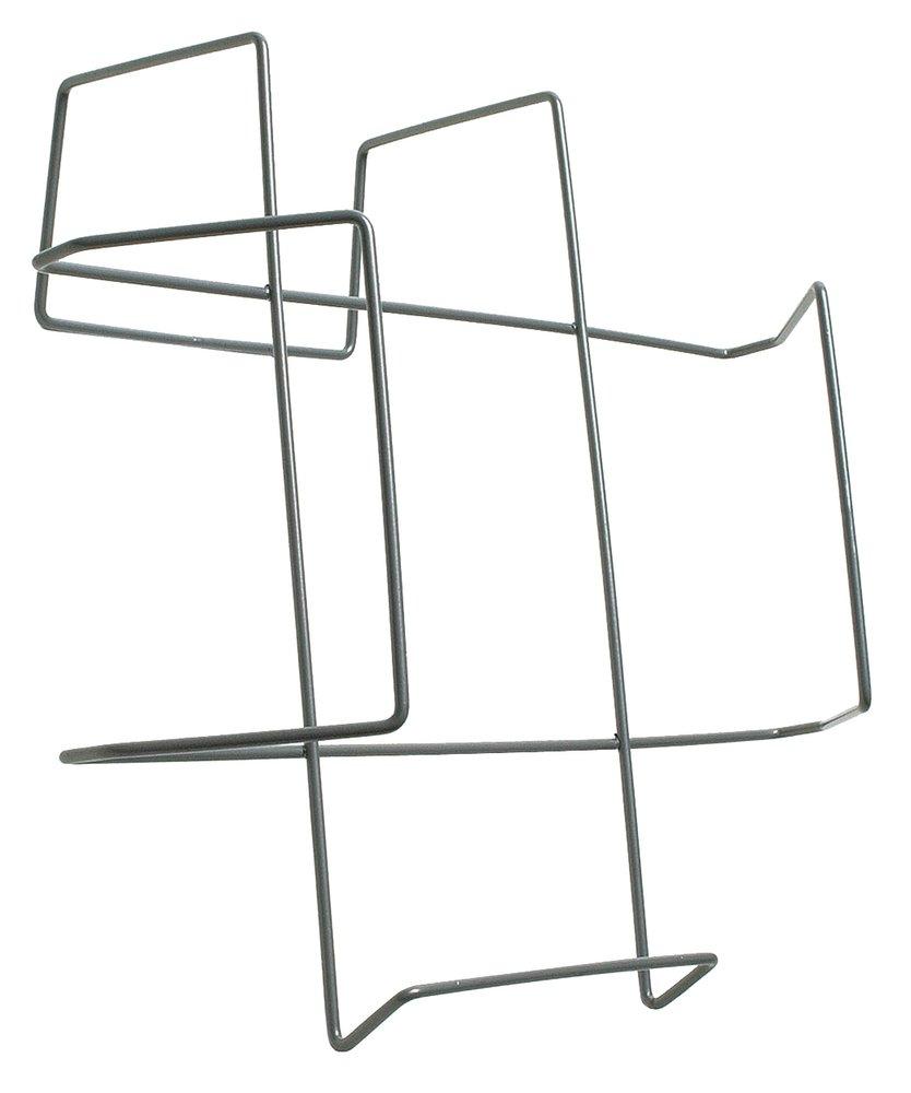 SIPCO Nickel Plated Steel Hard Hat Rack with Back Mount Seat 