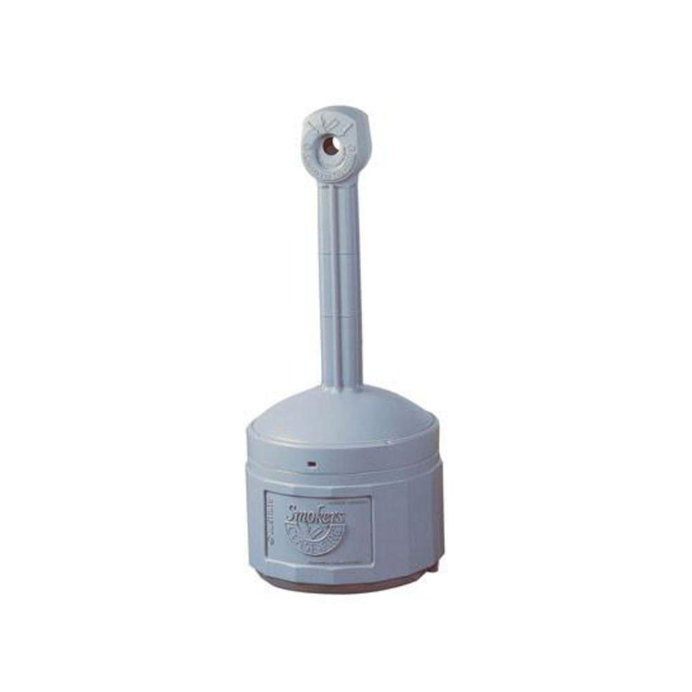 Justrite Pewter Grey Cigarette Butt Receptacle 