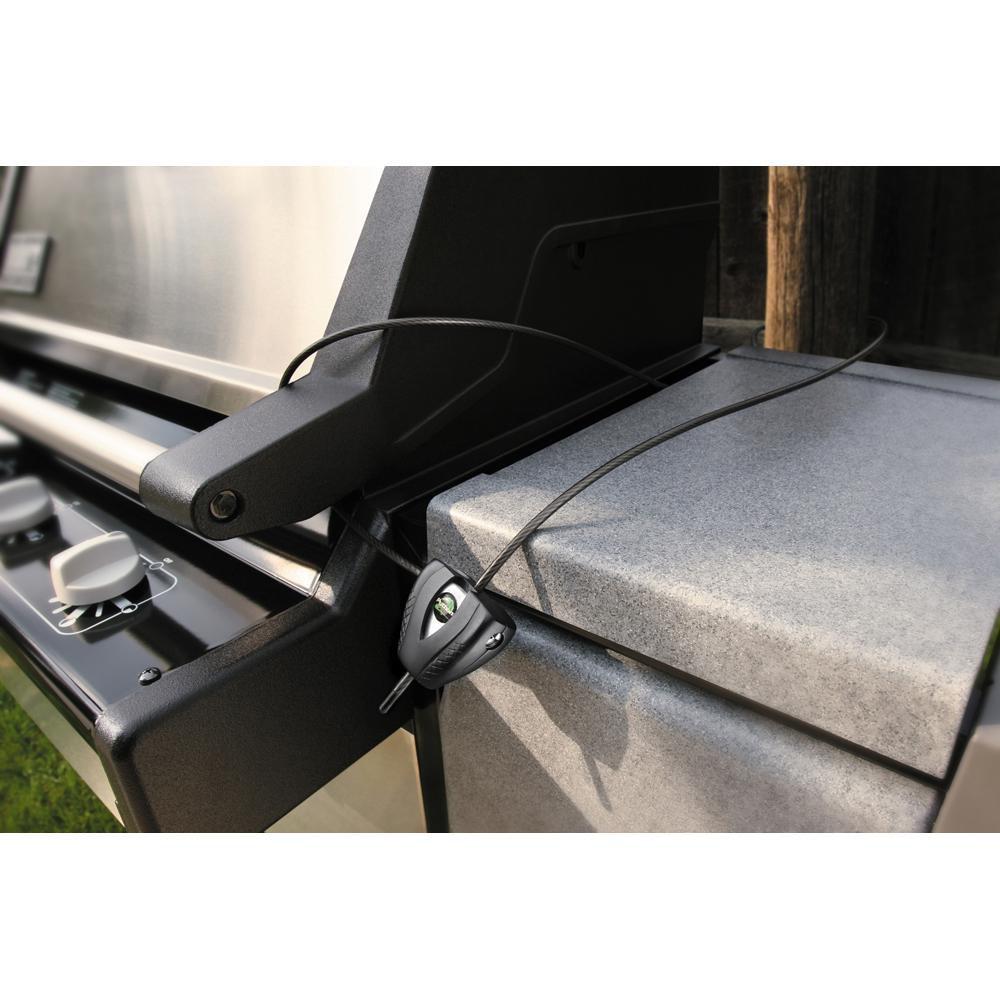 Master Lock Black 6 ft. Adjustable Cable Lock in Black and Yellow 