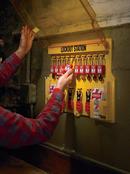 Master Lock Yellow Padlock Station 