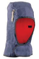 Polyester Fleece Insulated Hard Hat Winter Liner in Blue and Red