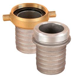 3 in. NPSM Brass Female Swivel x Aluminum Hose Shank