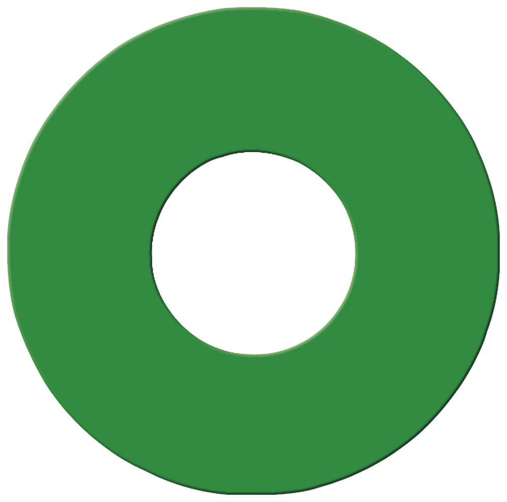 Pollardwater Hi-Viz Green Hydrant Disk in Hi-Viz Green 