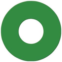 2-1/2 in. Hydrant Flow ID Disk Class A Green