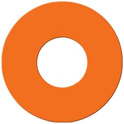 2-1/2 in. Hydrant Flow ID Disk Class B Orange