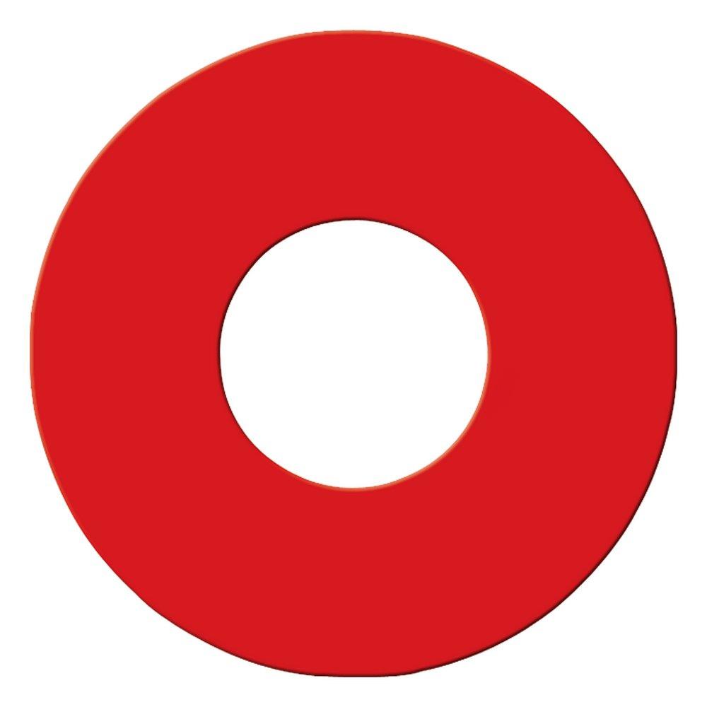 Pollardwater Hi-Viz Red Hydrant Disk in Hi-Viz Red 