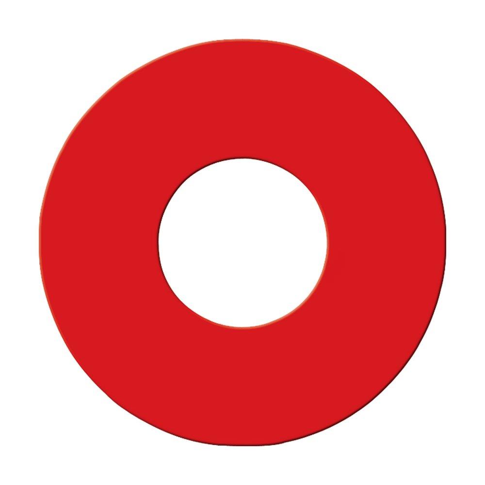 Pollardwater Hi-Viz Red Hydrant Disk in Hi-Viz Red 