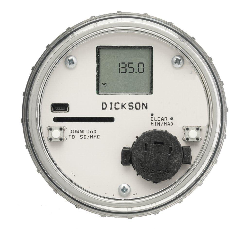 Dickson Company 3-1/2 x 1/4 in. NPT Plastic and Stainless Steel Pressure Data Logger 