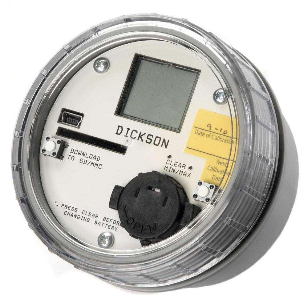 Dickson Company 3-1/2 x 1/4 in. NPT Plastic and Stainless Steel Pressure Data Logger 