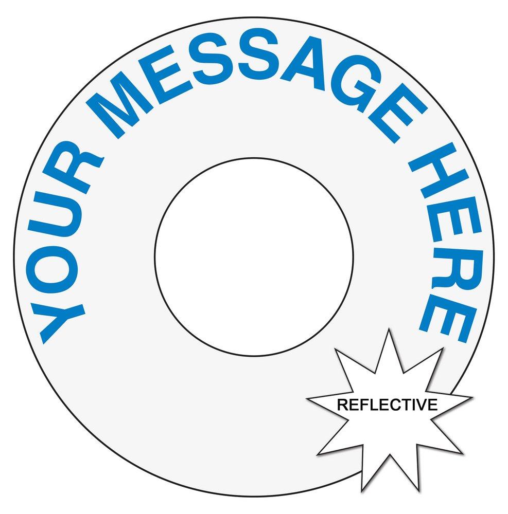 Pollardwater Reflective White Hydrant Disk 