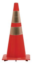36 in. Heavy Traffic Cone with Reflective Collars 12 lb