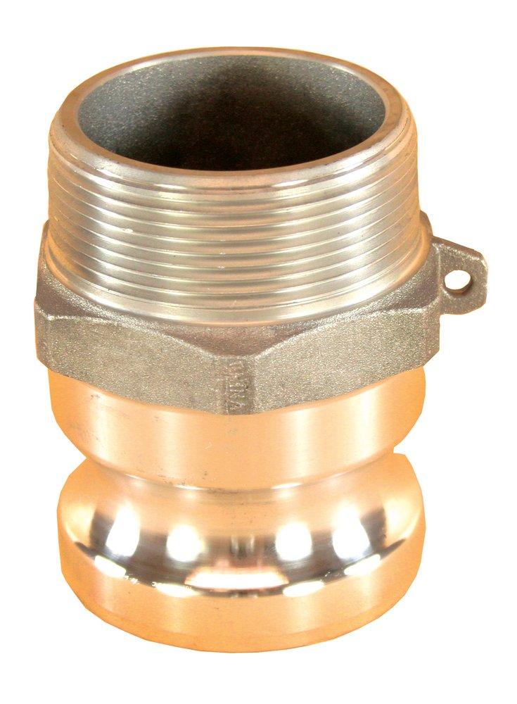 Ever-Tite Coupling Products Male Adapter x Male Thread Aluminum Camlock Coupling 