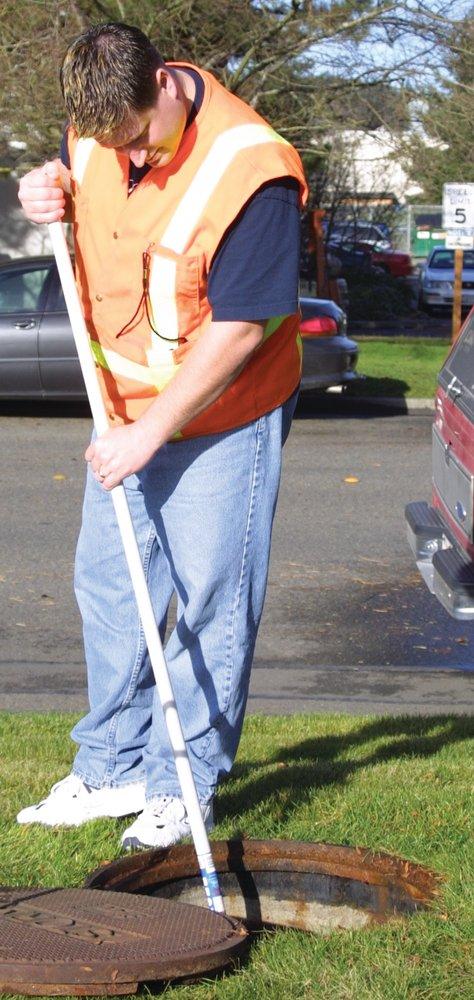 Pollardwater Telescoping Inspection Mirror with 96 in. Aluminum Handle 