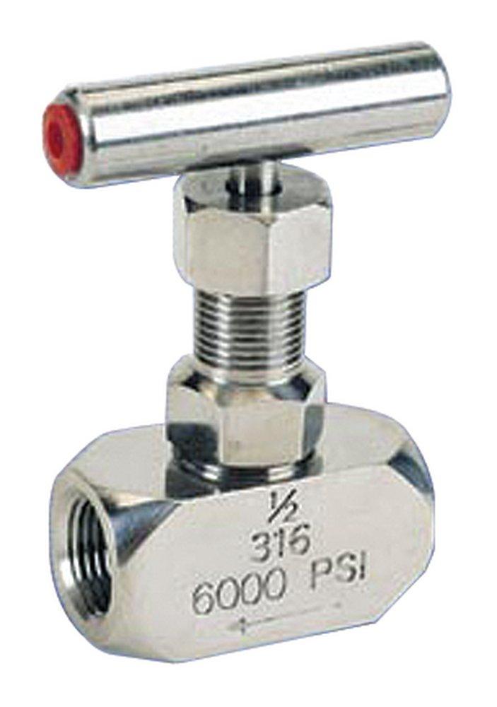 Accurate Valve Automation Stainless Steel FNPT Needle Valve 
