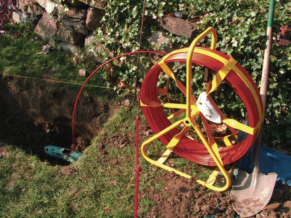 Jameson Red Copper, Fiberglass and Plastic Traceable Rodder 