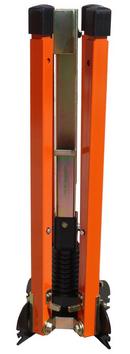 Single Spring Sign Stand with Step-N-Drop® Telescopic Legs