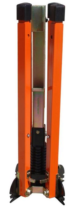 Single Spring Sign Stand with Step-N-Drop&reg; Telescopic Legs