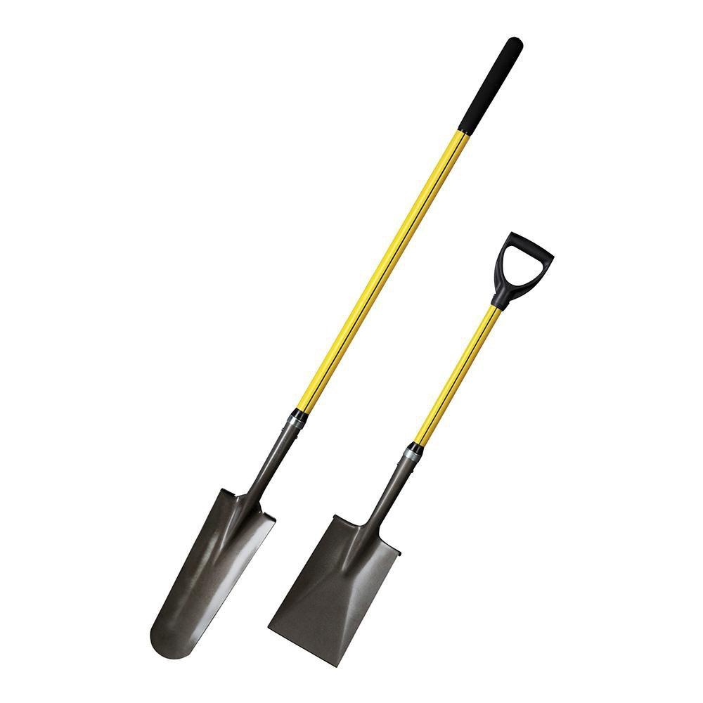 Nupla Corporation 14 in. Drain Spade Hollow Back with Handle 