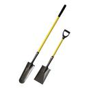 48 x 14 in. Drain Spade Hollow Back with Handle
